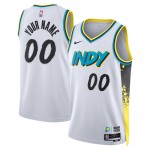 Maillot NBA Indiana Pacers Personnalisable Nike 2024-25 City Edition Blanc Swingman - Homme